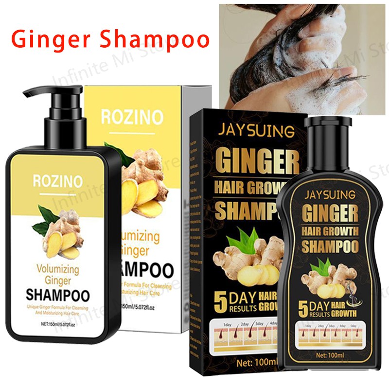 Hair Care Dandruff - 100g Ginger Hair Shampoo Hair Growth