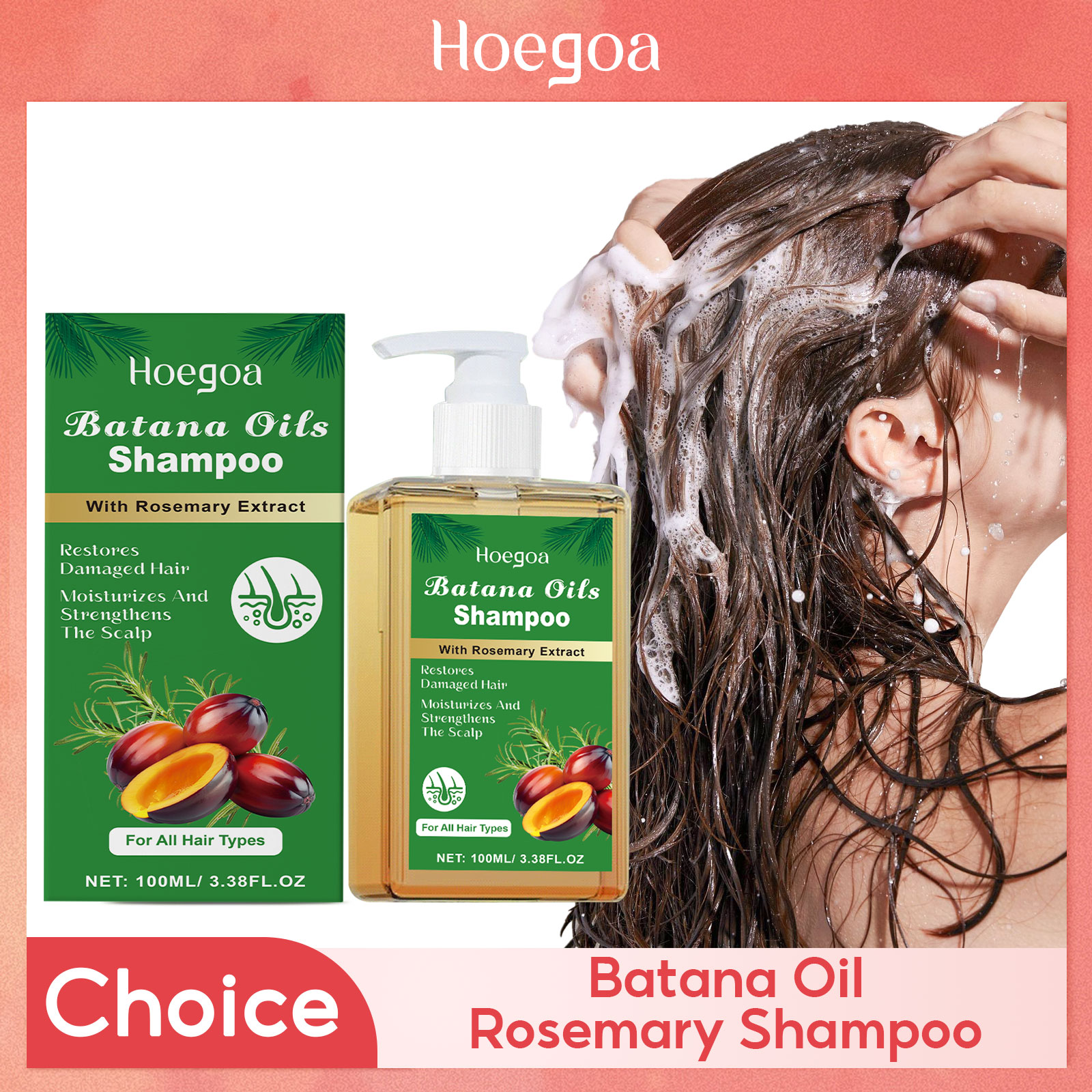 Hair Care Dandruff - Pure Batana Shampoo Hair Strengthen Moisturizer