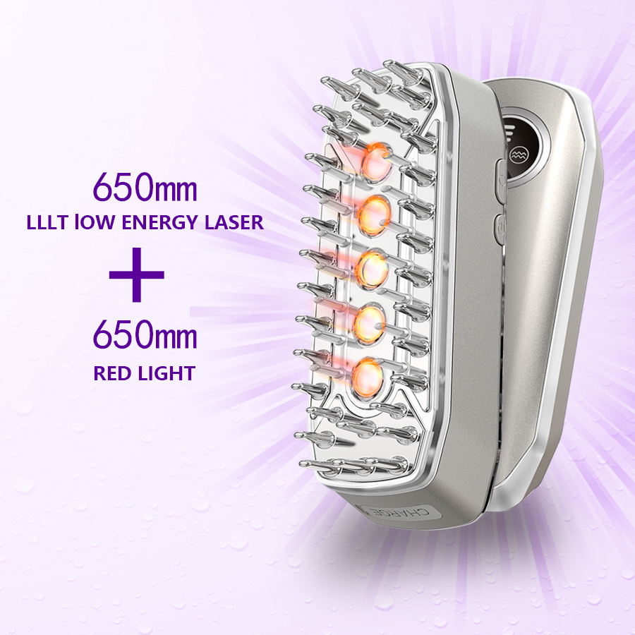 Hair Care With Protein - Laser Hair Growth Comb Electric Hair
