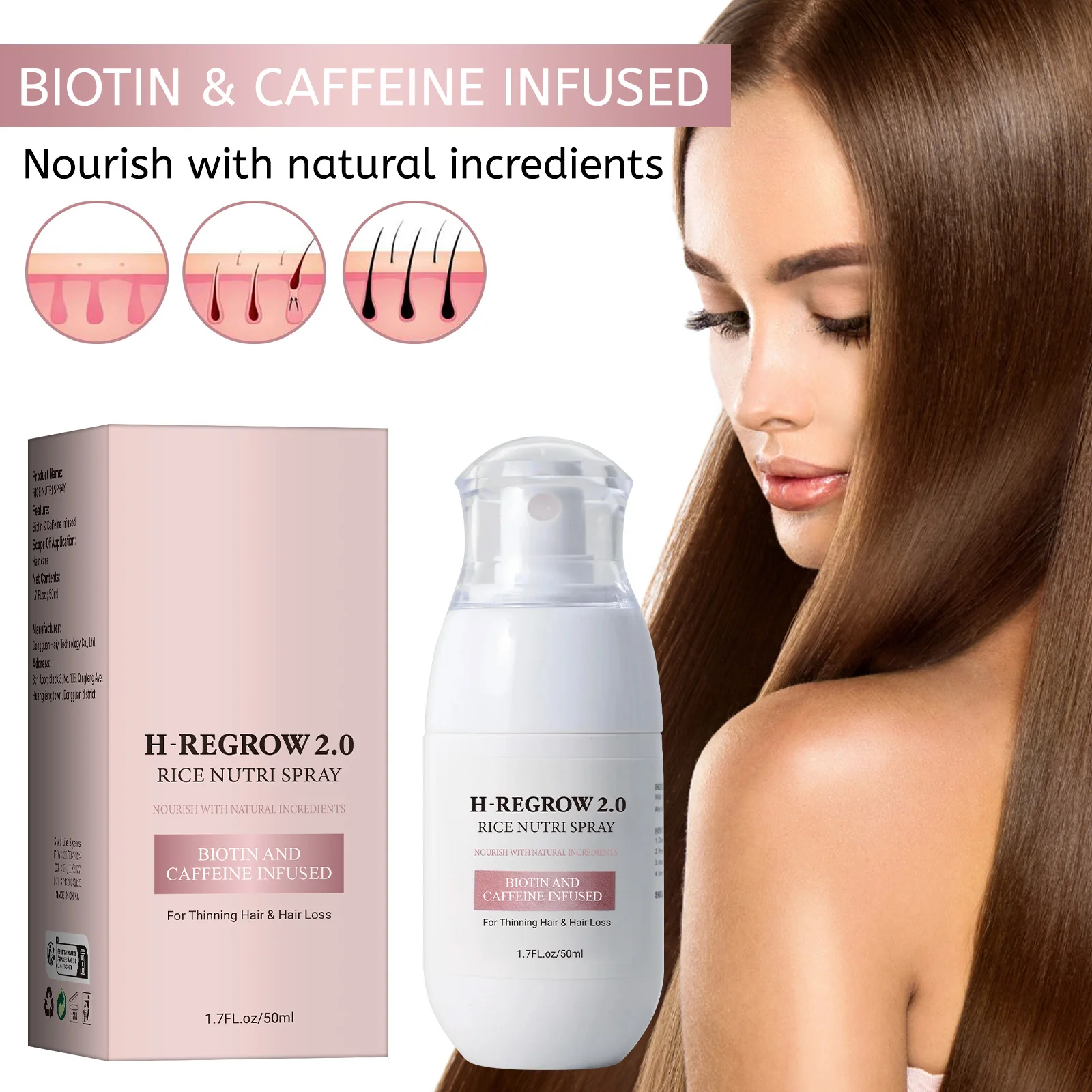 Hair Spray Rice Water Strong H - Hair Care With Rice Water recensie en prijs