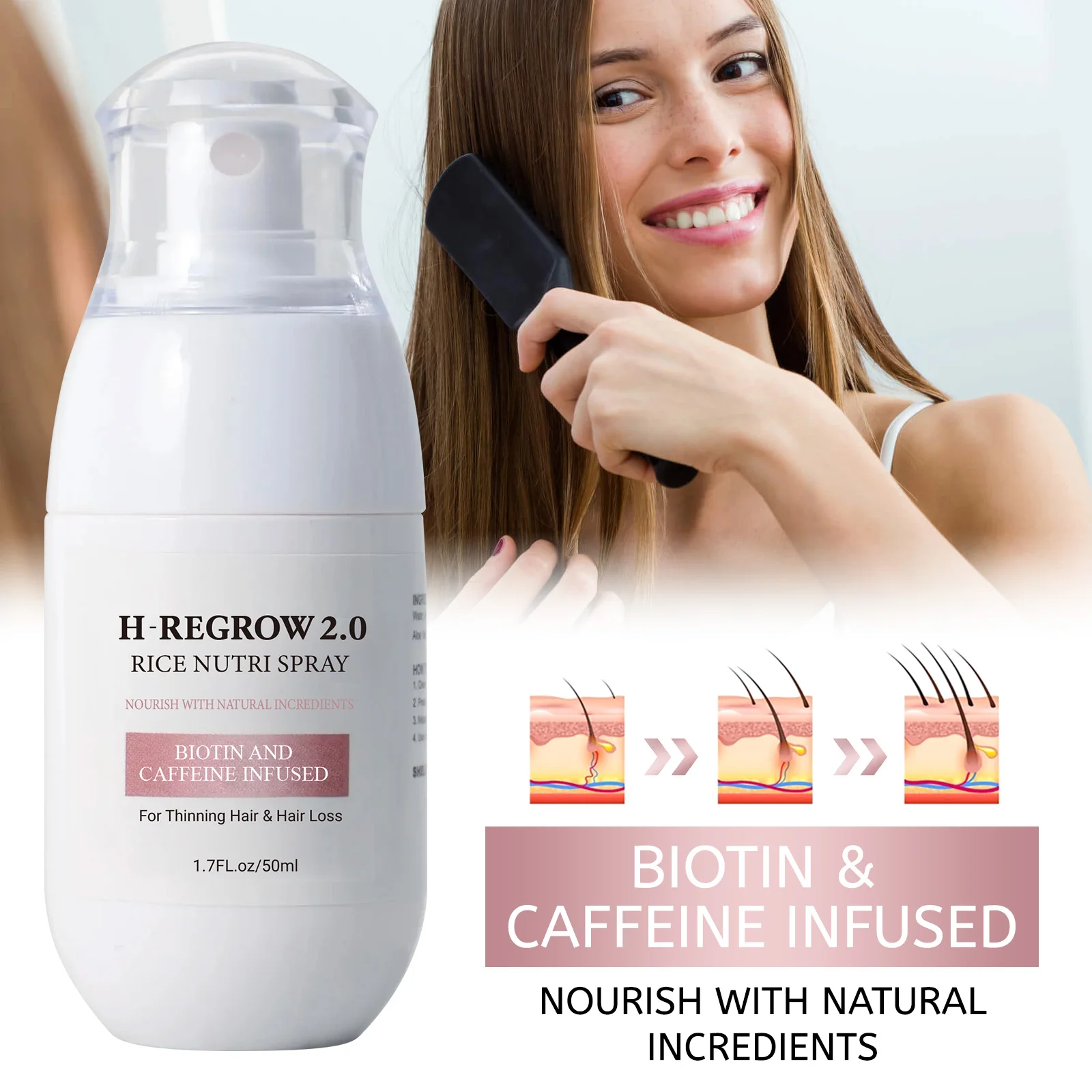 Hair Spray Rice Water Strong H - Hair Care With Rice Water recensie en prijs