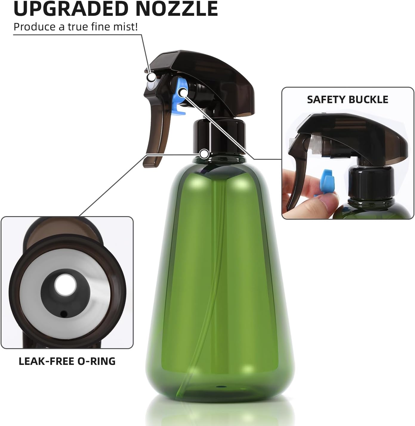 2 Pack 16oz Spray Bottle for P - Hair Care Spray recensie en prijs