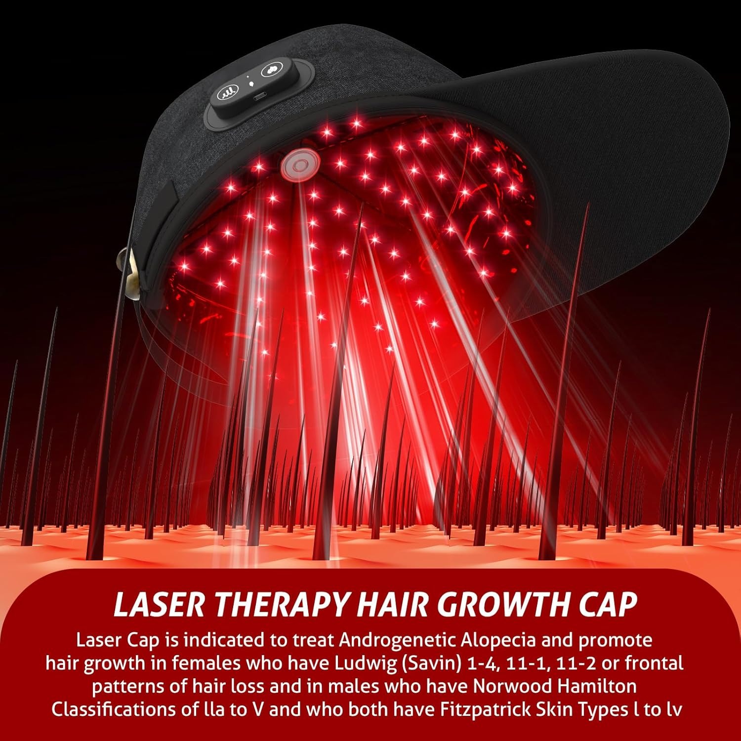 Wireless Laser Cap Hair Growth - Hair Care With Protein recensie en prijs