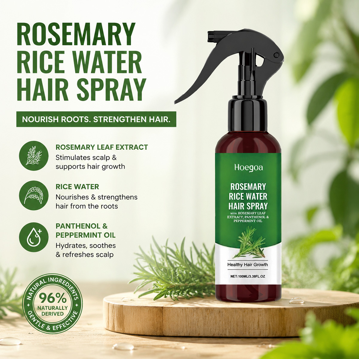 Rosemary Rice Water Hair Spray - Hair Care With Rice Water recensie en prijs