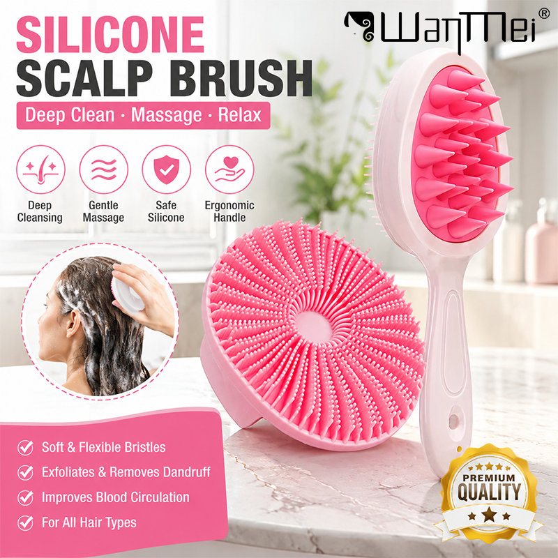 2Pcs Silicone Scalp Massage Br - Hair Care Dandruff recensie en prijs