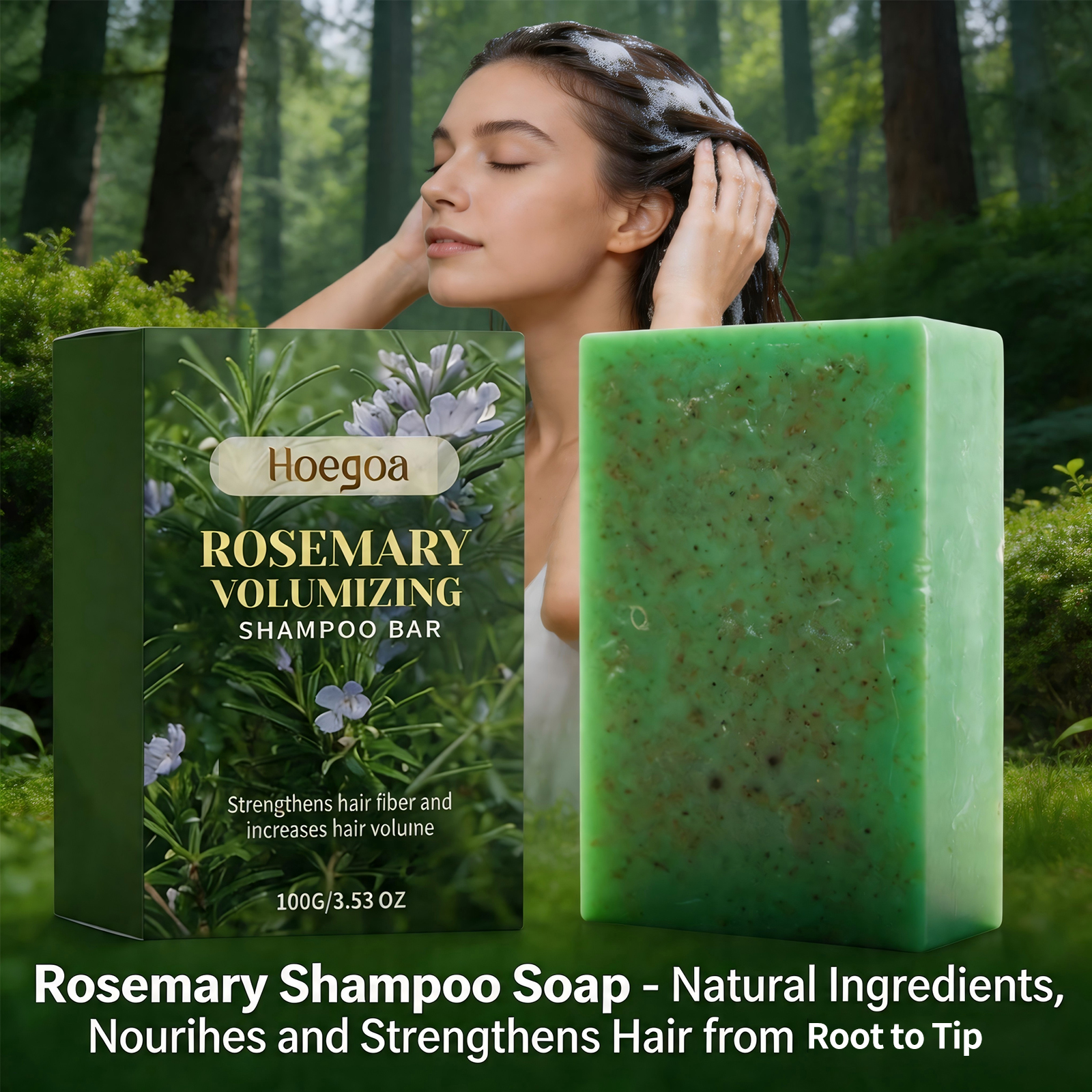 Rosemary Volumizing Shampoo Ba - Hair Care Dandruff recensie en prijs