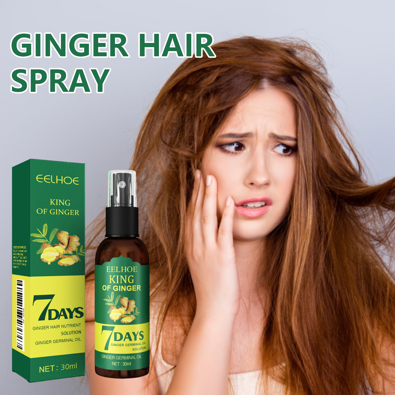 Ginger Hair Spray Root Care Se - Hair Care Spray recensie en prijs