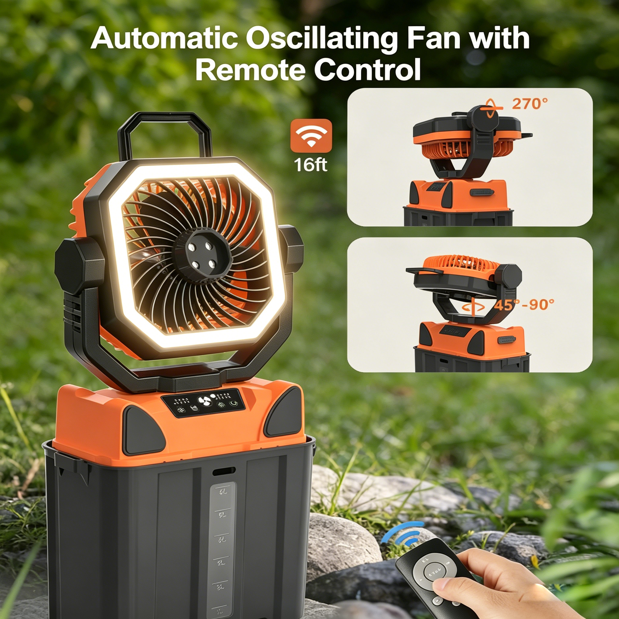30000mAh Spray Camping Fan wit - Hair Care Spray recensie en prijs
