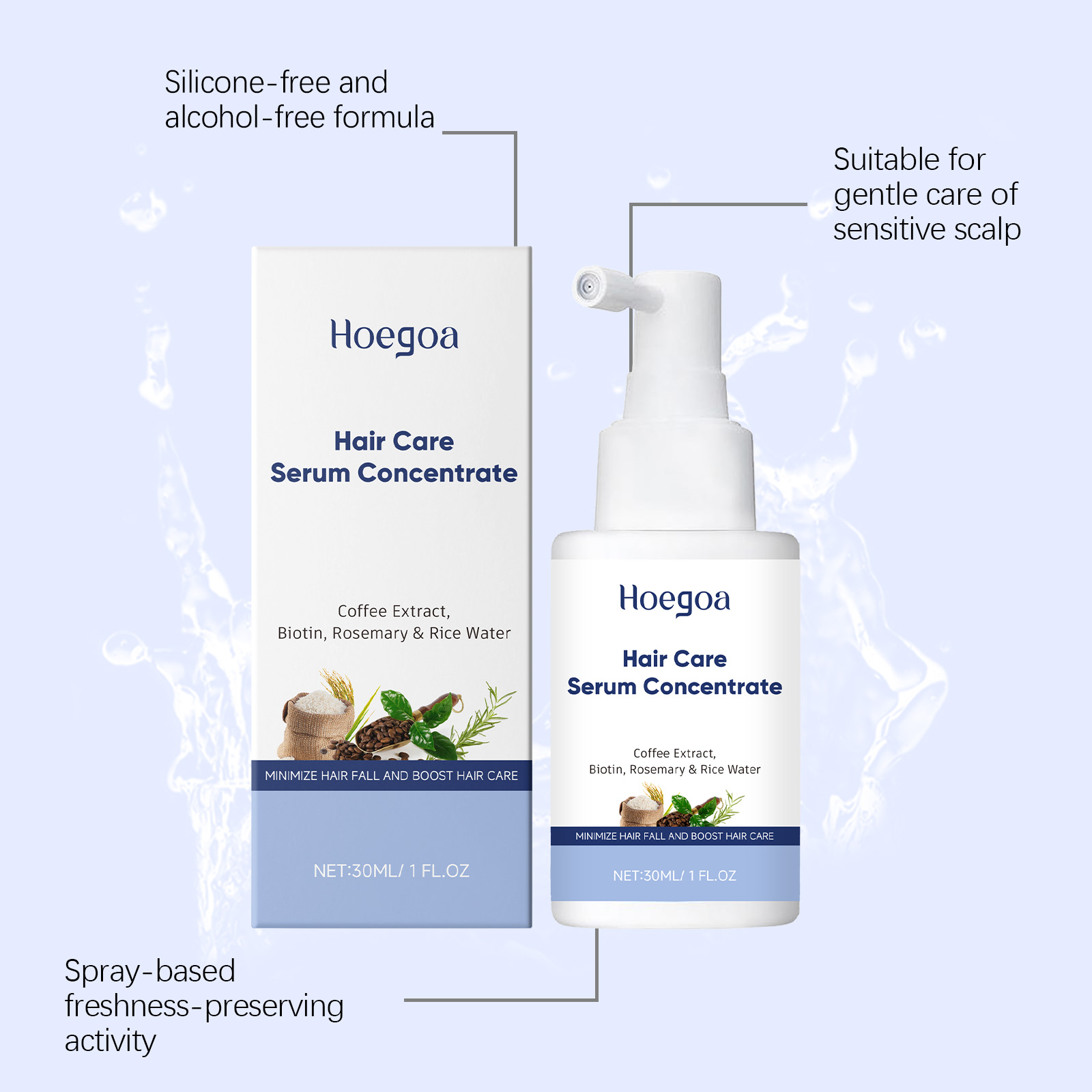 Hair Care Serum Caffeine Bioti - Hair Care With Rice Water recensie en prijs