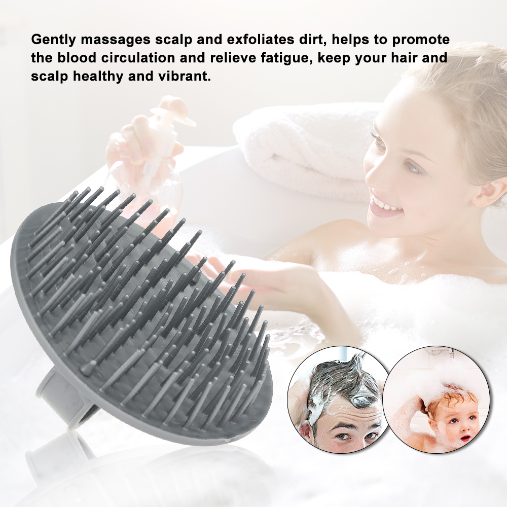 Silicone Shampoo Brush Scalp M - Hair Care Dandruff recensie en prijs