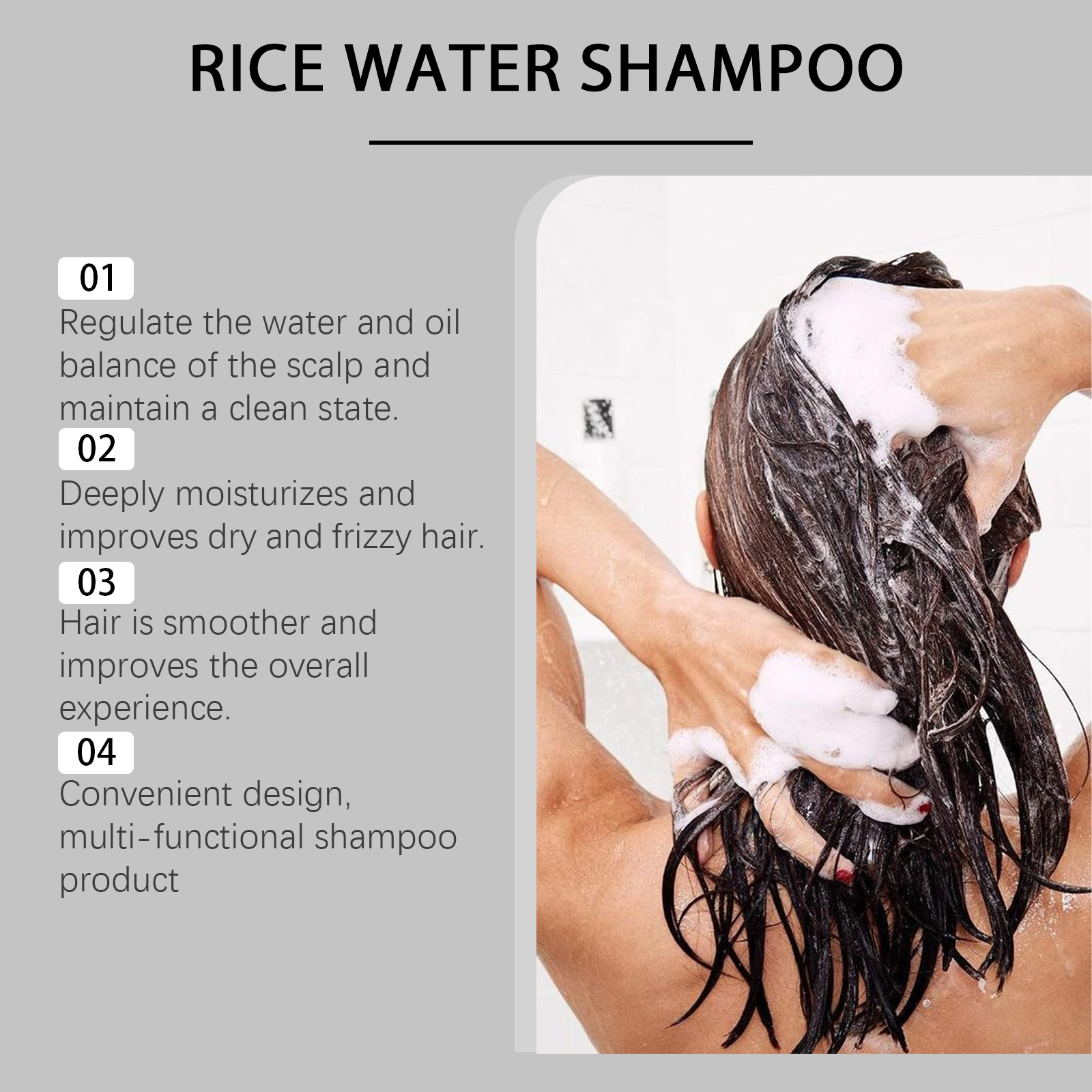 Rice Water Foam Hair Shampoo O - Hair Care With Rice Water recensie en prijs