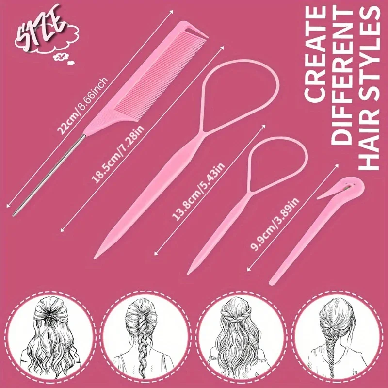 4/5/6pcs Hair Brush Set Hairdr - Hair Care Spray recensie en prijs