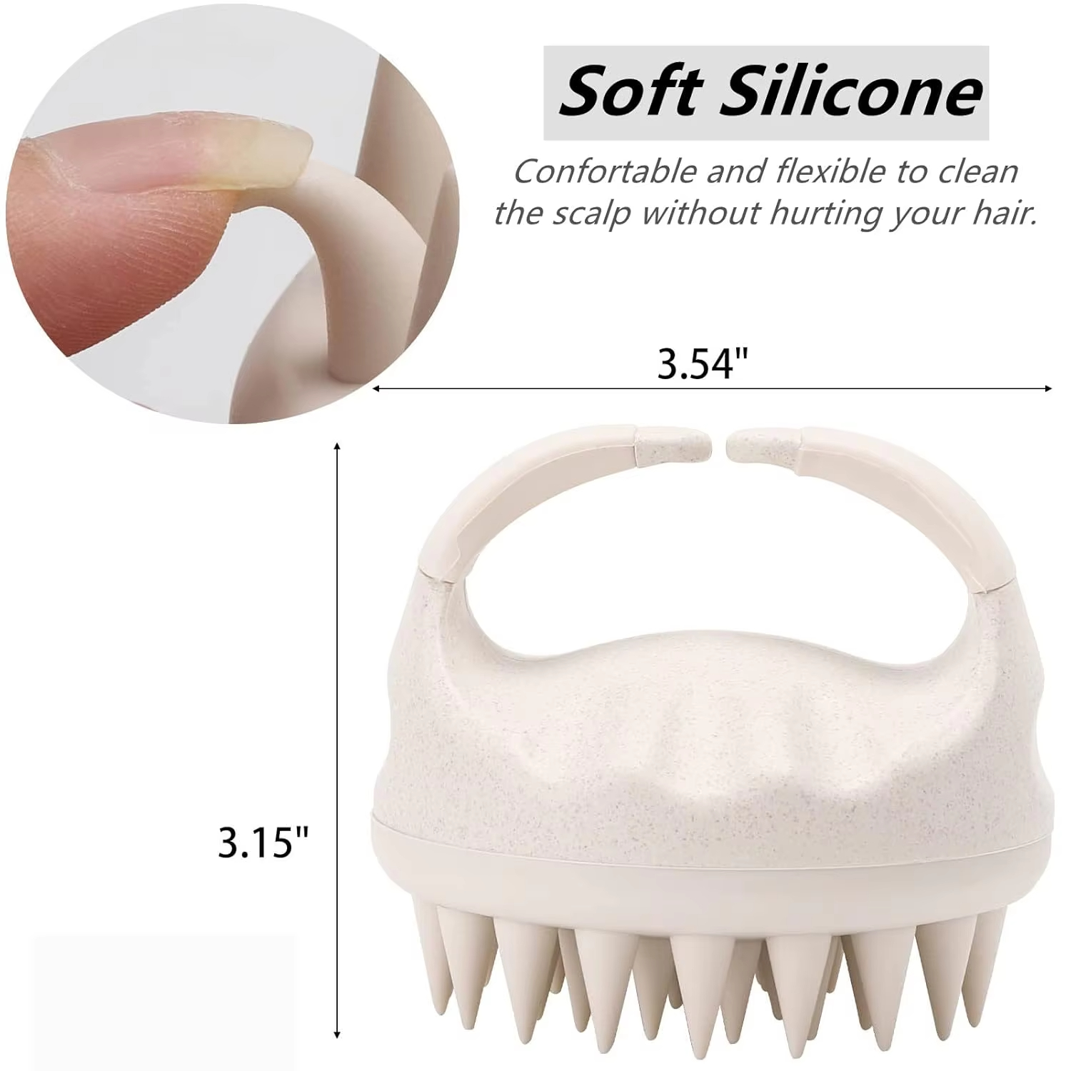 Scalp Massage Brush Scalp Clea - Hair Care Dandruff recensie en prijs